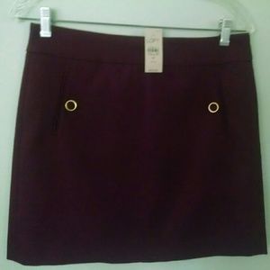 New w/ tags LOFT Burgendy(wine) skirt
